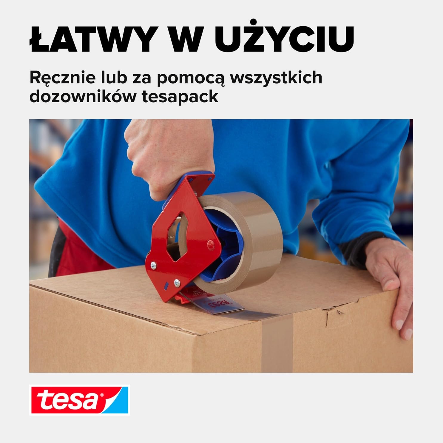 Tesa 04024-00237-02-Taśma samoprzylepna EXTRA 4024 brązowa