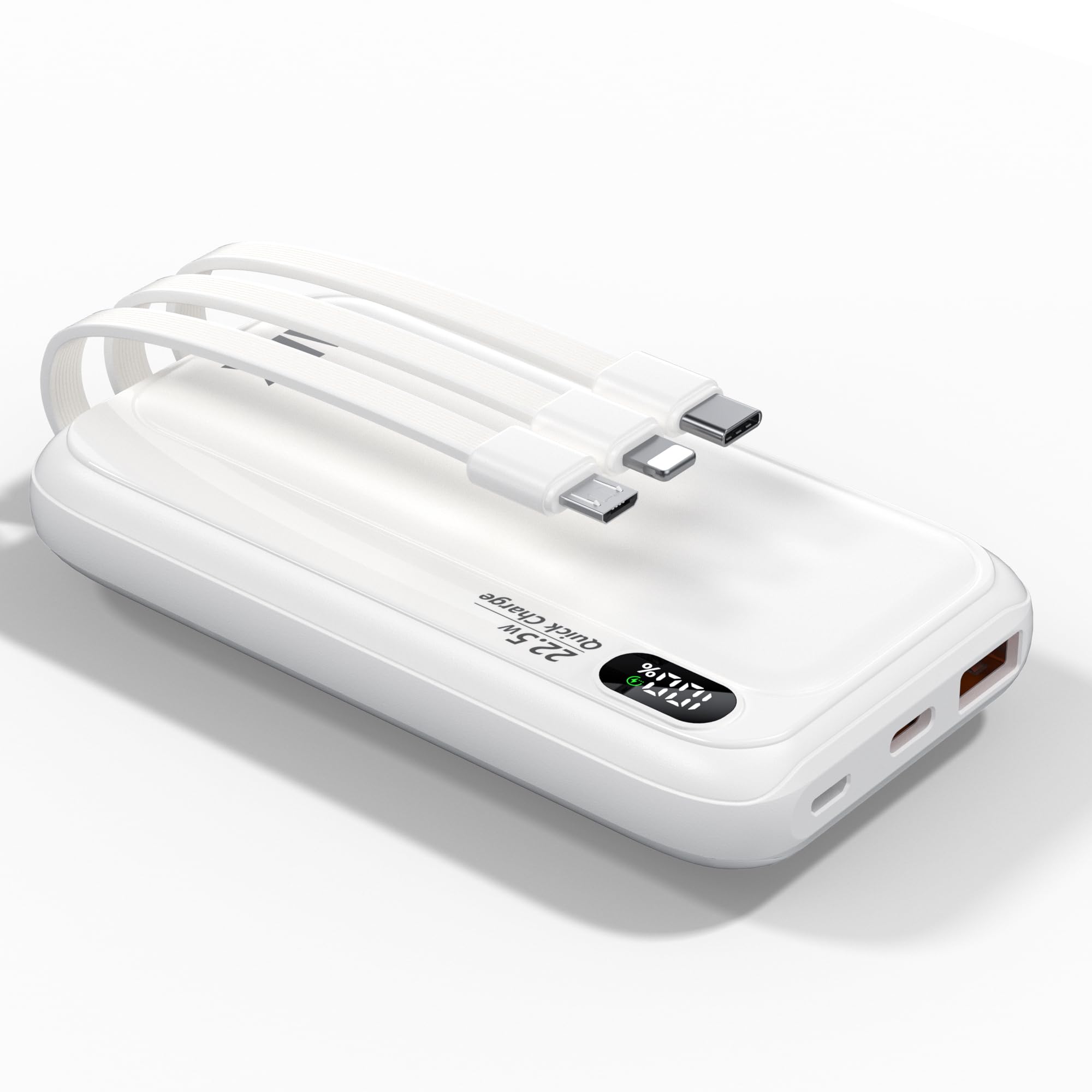 Amazon | モバイルバッテリー 大容量 20000mAh 5台同時充電 小型