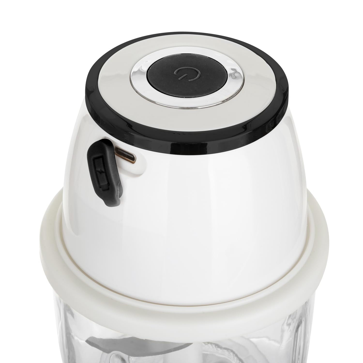 KASANOVA Tritatutto elettrico a batteria con contenitore, bianco da 300 ml
