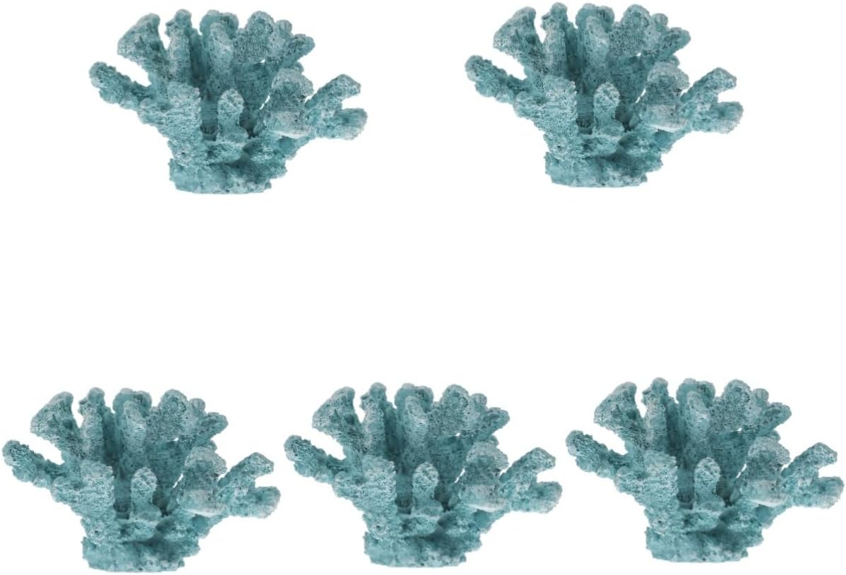 5pcs Fish Tank Coral Ornaments Table Decorations Artificial Coral for Aquariums Sea Decor Aquarium Coral Decorations Fish Aquarium Decoration Small Fish Tank A