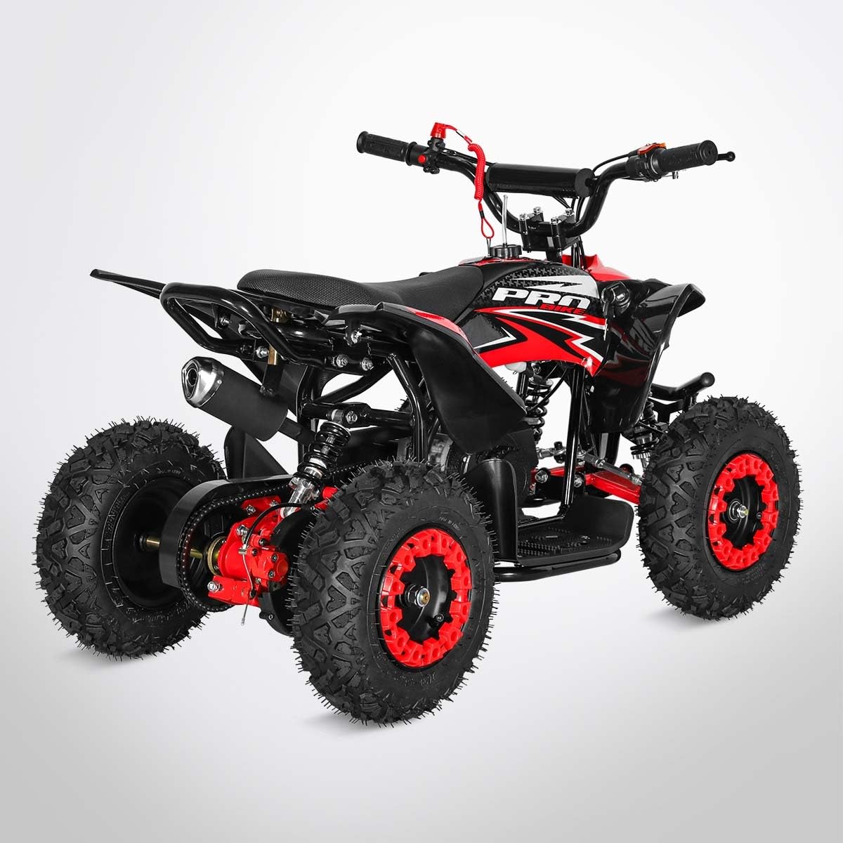 Pocket Quad TIRAX 49 - Mini Quad Enfant 50cc - Rouge