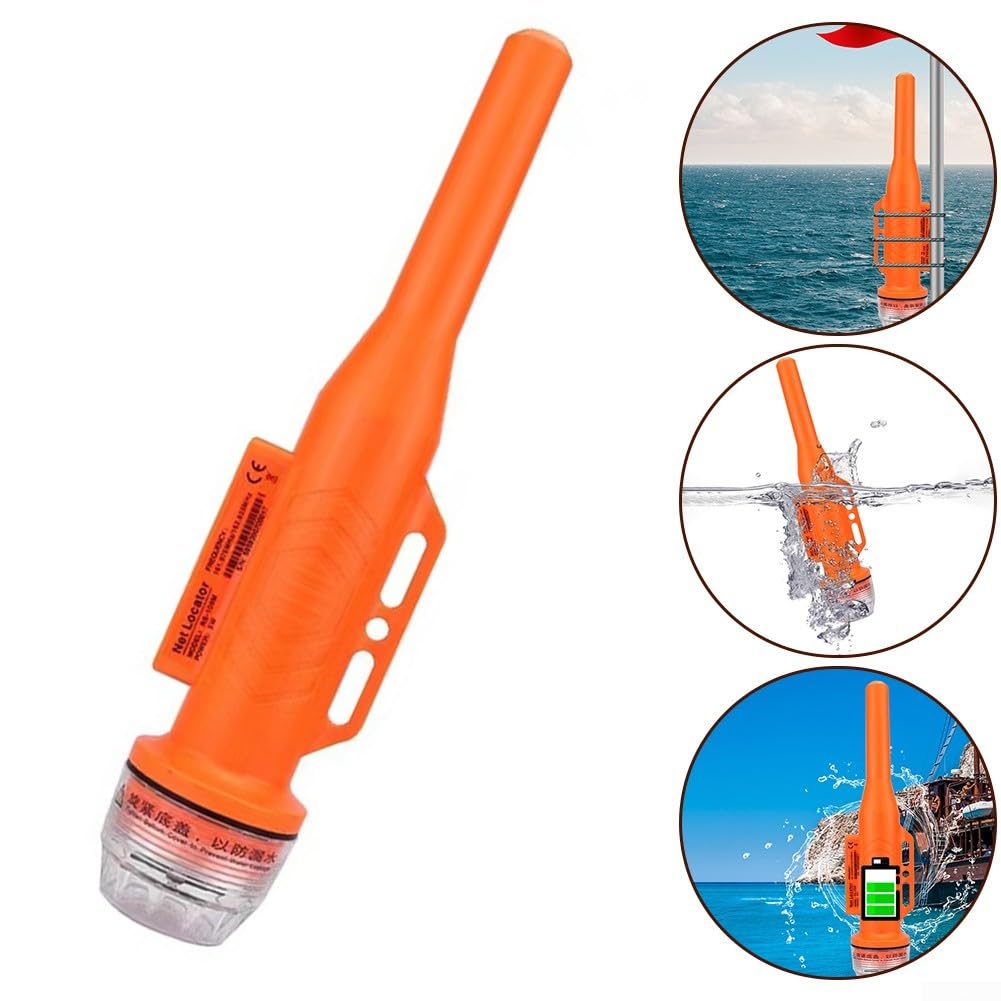 Eawfgtuw RS-109M - Localizador de red transpondedor AIS marino para arrastreros, GPS de barco de pesca con 15 días de espera, rango de alta potencia de 10 millas, datos de batería en tiempo real