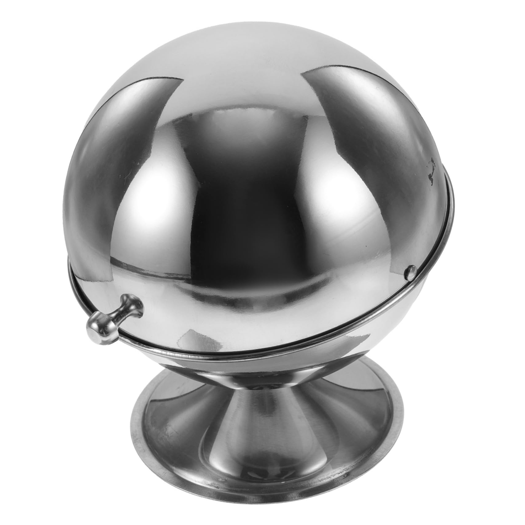 BRIGHTFUFU Sugar Bag Shelves Salt Shaker Sugar Packets Candy Dispenser Candy Bowls for Candy Buffet Seasoning Container Footed Sugar Bowl Stainless Steel Sugar Bowl Sugar Packet Holder Silver