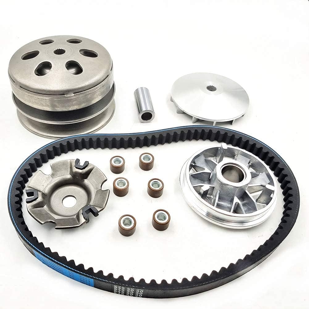 Gy6 150cc clutch set?include clutch Assembly and Variator Assembly with 842 belt, fit for GY6 125cc And 150cc 4-Stroke Engine Scooter ATV Taotao