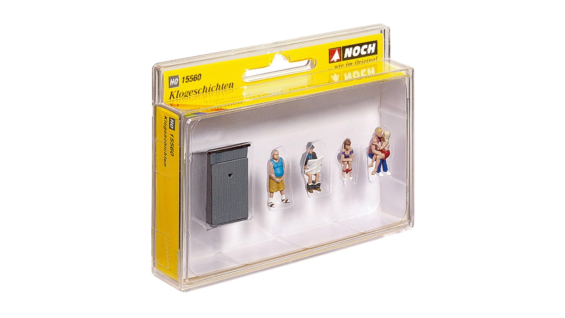 Noch 36560 Toilet Stories N Scale Figures
