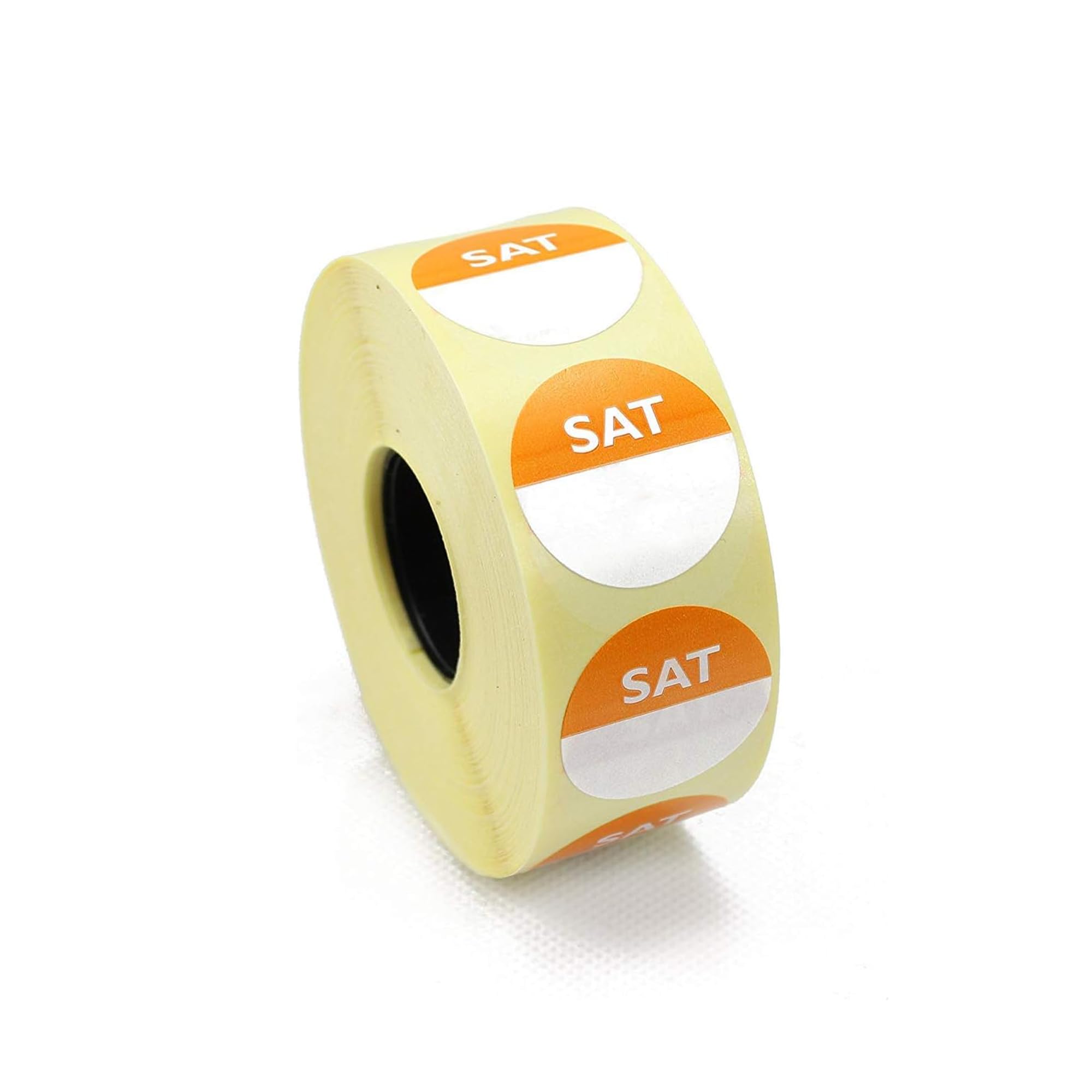 We Can Source It Ltd – Orange Food Label Day Dots Refills – Round Food Hygiene and Rotation Stickers for Kitchens, Cafés, Restaurants – Handy Dispenser Box for Easy Use - Pack of 1000