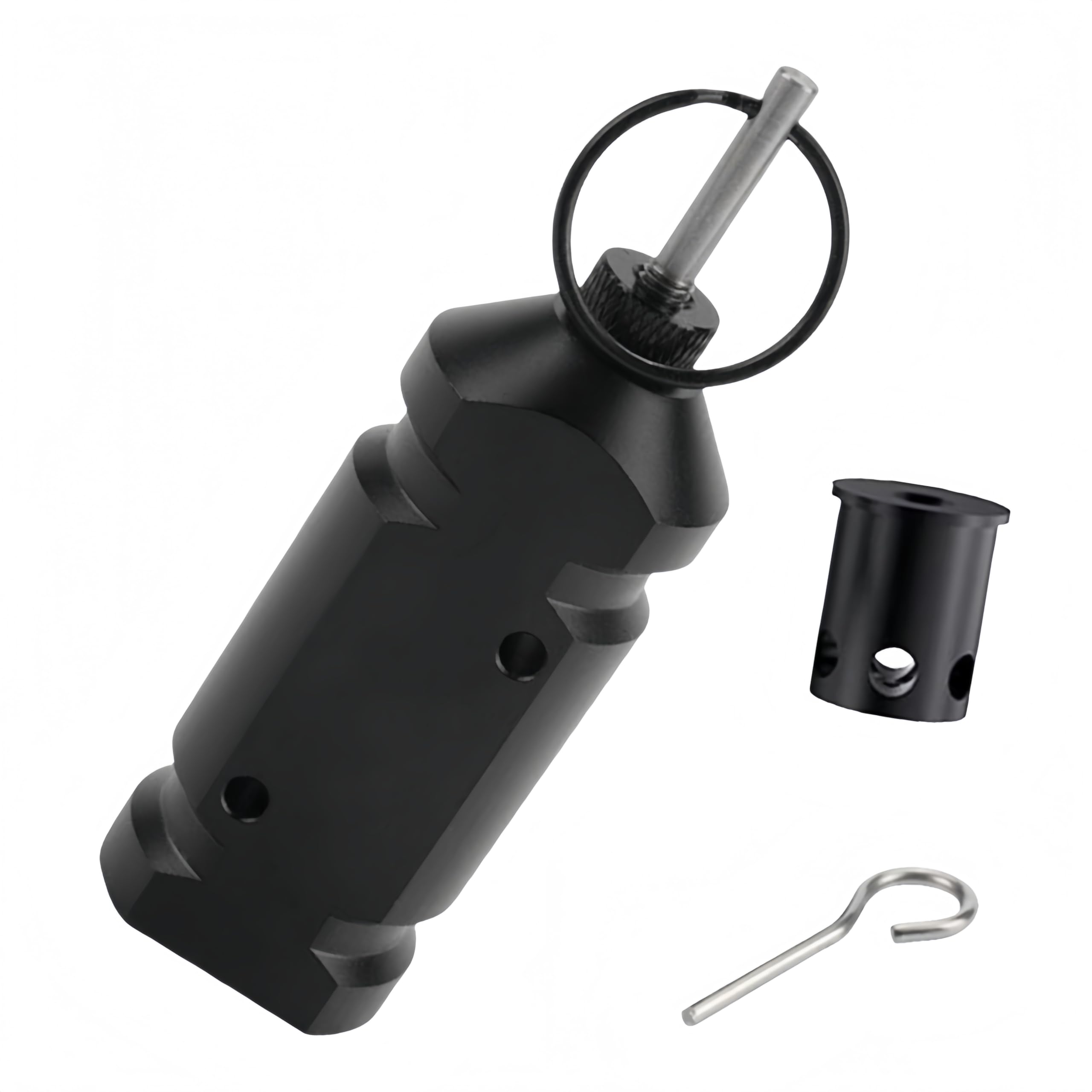 1PCS Perimeter Trip Alarm (Model 6X) - 12 Gauge Camping Trip Wire Alarm Device, Bear Deterrent,Camping A, Black