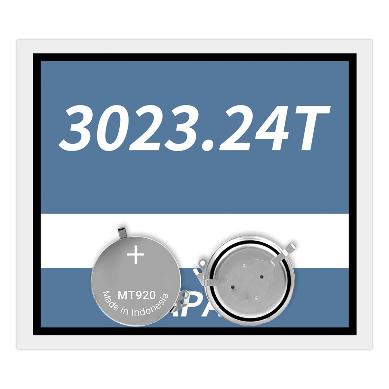 Akumulator zamienny do Panasonic 3023.24T, kompatybilny z Seiko Kalibers V174, V172, V175 - idealny do zegarków Casio zasilanych energią słoneczną, 3023-24T MT920