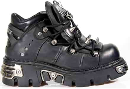 Amazon.com: Newrock 110-S1 Black Leather Stud Biker Boots 3 Amazon.com: Newrock 110-S1 Black Leather Stud Biker Boots 3