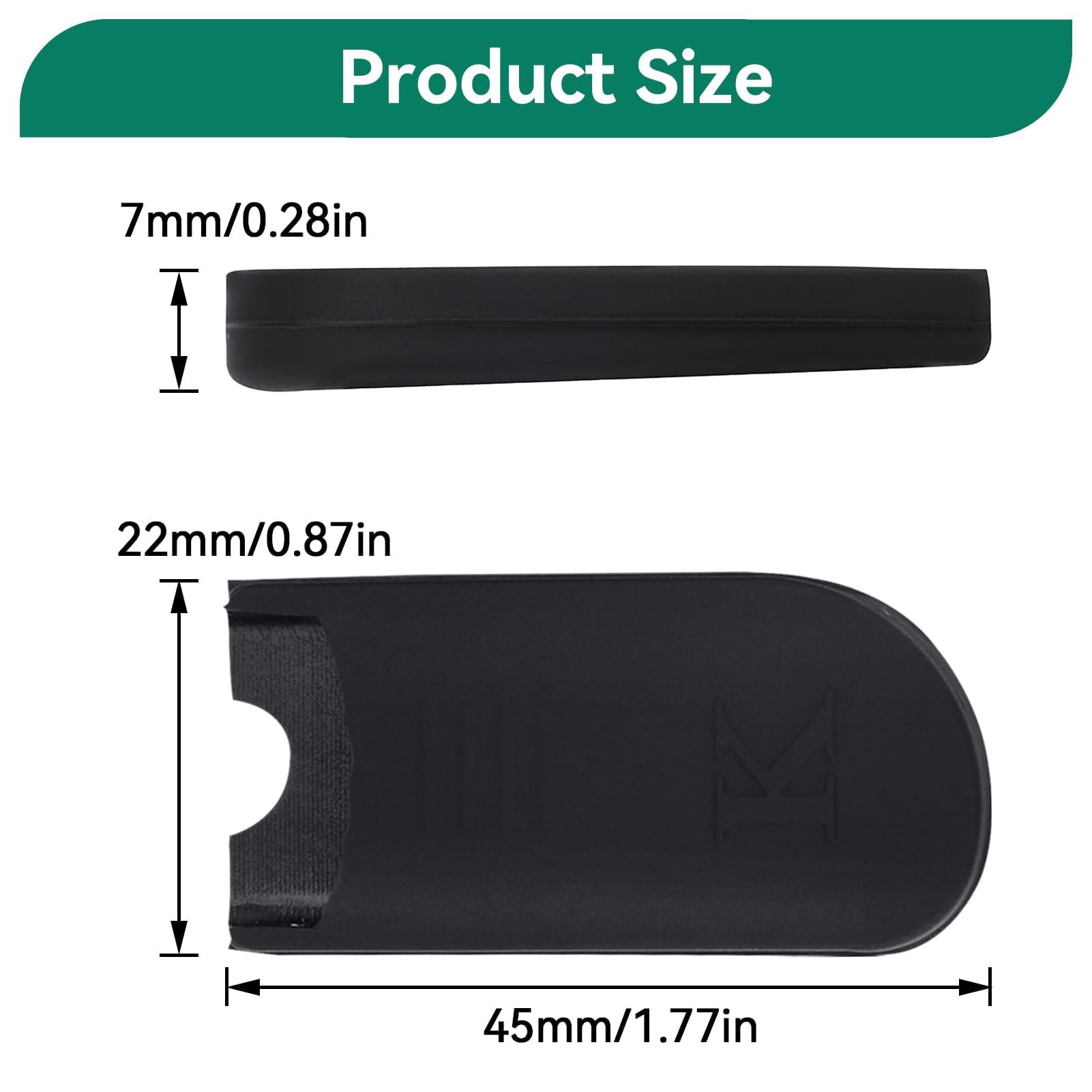 2 Pièces Repose-pouce de Saxophone en Caoutchouc, Coussinets de Coussin de Repose-doigt de Saxophone Protecteur de Pouce pour Instrument à Vent Soprano Alto Tenor Sax