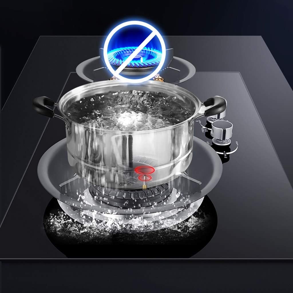 Gas Stove Gas hob 2 Burners (4.2KW Internal Rotation Flame +5.2KW Nine-cavity Direct Injection Turbine Flame) KnobsGas hob Built-InGas hob Pulsed Electronic Ignition And Touch Timing [Energy Clas