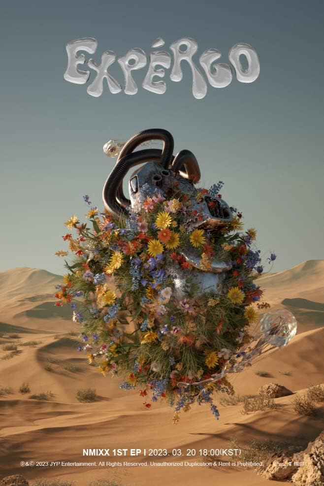 NMIXX expergo 1st Mini Album Digipack Version 6 Cover SET CD+14p Accordion Book+1p PhotoCard+Tracking Kpop Sealed