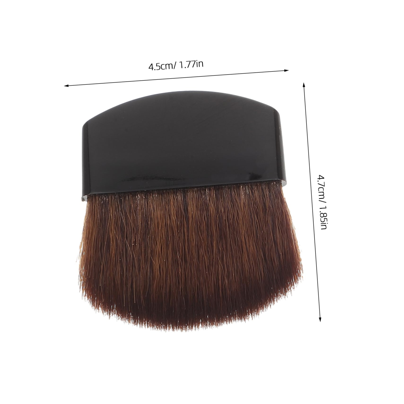 Pennelli per Trucco Professionali Viso Set da 2 Pezzi Portatili Pennello per Fondotinta e Pennello per Fard, Accessori di Bellezza Impugnatura Liscia per Trucco Personalizzato