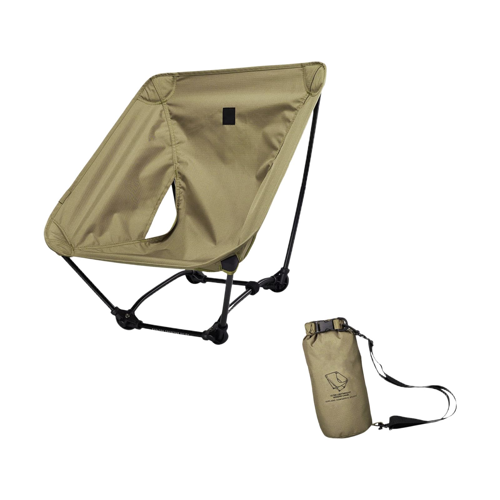 Aluminium Moons Stuhl mit Quick Setup Systemen, zusammenklappbarer Campingstuhl, ideal für Reisen, Musik, Festivals, Outdoor, Outdoor