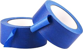 Lichamp Blue Painters Tape 2 inches Wide, 2 Pack Original Blue Masking Tape, 2 inch x 55 Yards x 2 Rolls (110 Total Yards)