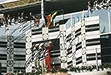  Ralf & Rubens & David Schumacher & Barichello & Coulthard original Autogramm/Autograph/signiert