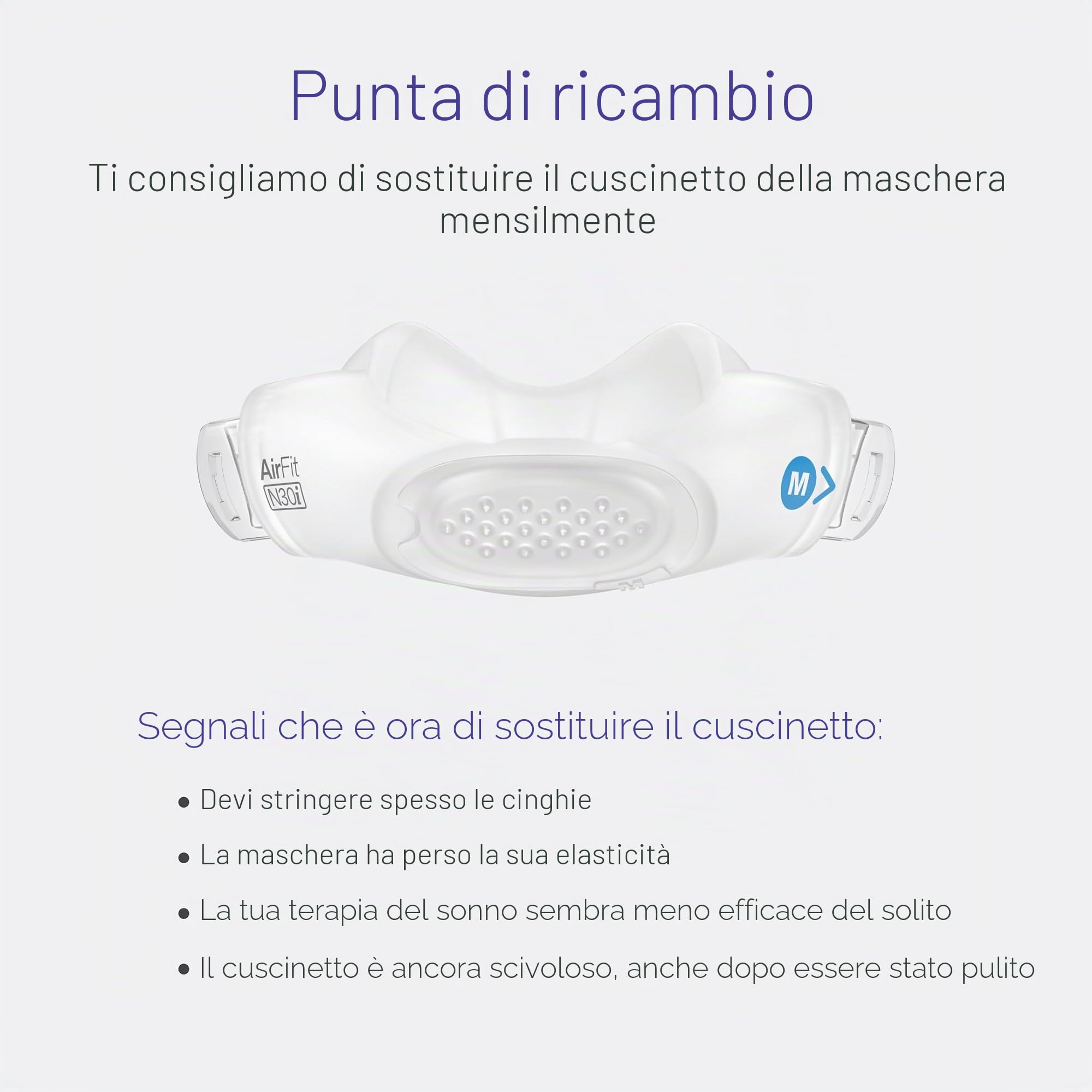 ResMed AirFit N30i Nasal Replacement Cushion - Medium