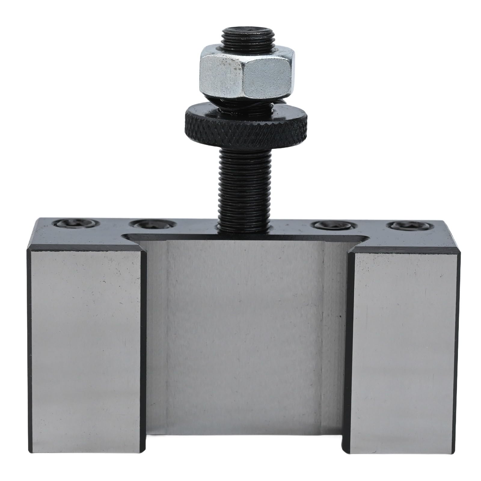 SPORTARC Porta utensili per tornio, supporto per tornitura e sfacciatura, post utensile CNC a cambio rapido, robusta struttura in acciaio, confezione da 2, per punte da 3/16" - 1/2", per torni CNC