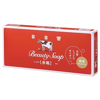 Amazon.co.jp: 牛乳石鹸 カウブランド 赤箱 90グラム×6個入り