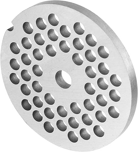 Miniatura 7 de Placa para picar carne #7, placa de acero inoxidable de 2-3/8 pulgadas para picadora de carne, discos para picar carne para mezclador de cocina y