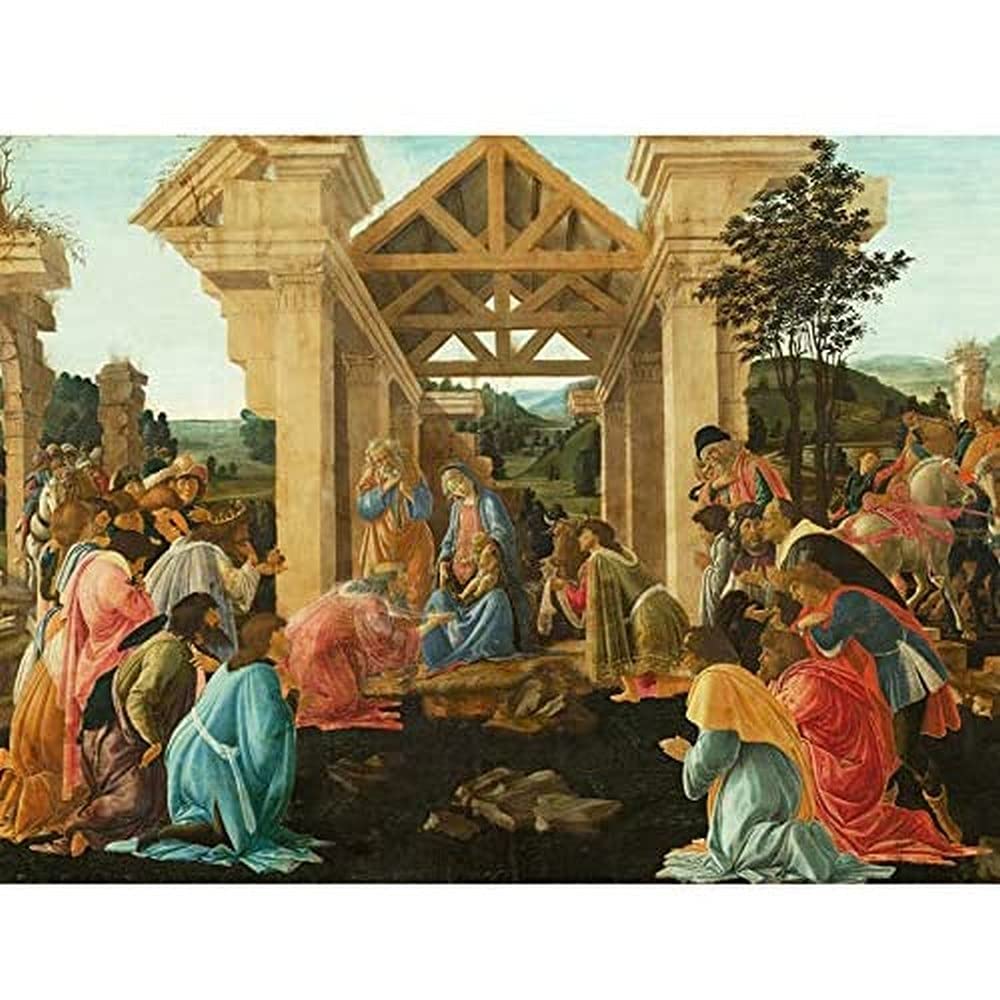 Sandro Botticelli The Adoration Of The Magi Art Print Canvas Premium Wall Decor Poster Mural