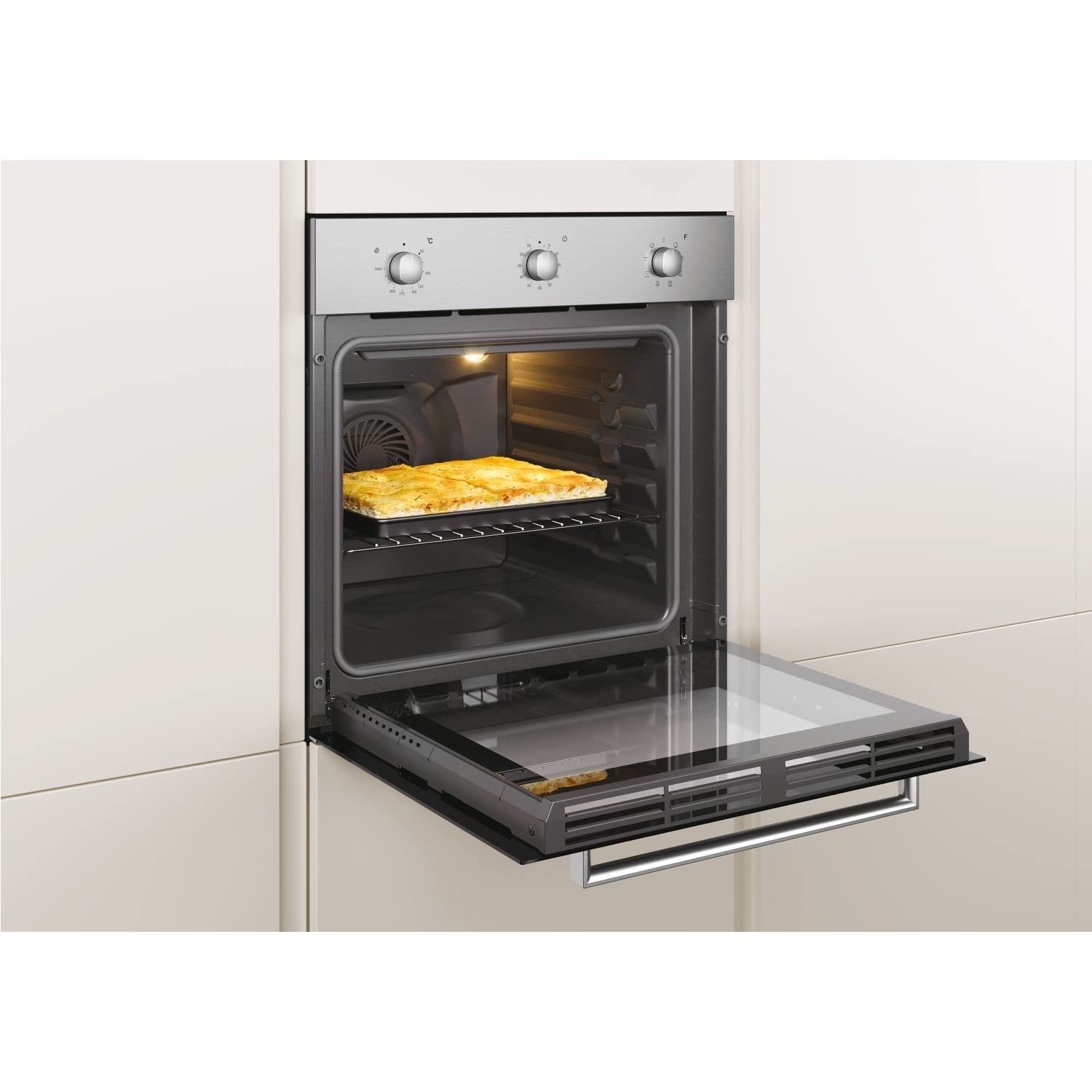 Candy FCC604X/E Four multifonction - Encastrable, 65L, Électrique, 60