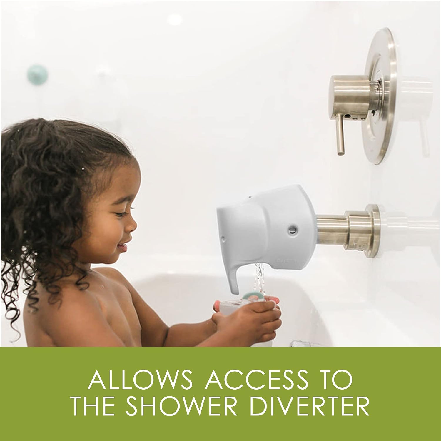 Puj – Snug, Ultra-Soft Spout Cover for Bathtub Taps,PVC-Free Faucet Cover for Safe Baths, Non-Absorbent Bathtub Faucet Cover, Kids’ Bathroom Safety Products, White