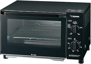 Zojirushi EQ-AH22-BZ Zojirushi Toaster, Oven Toaster, Frozen Raku Club, Mountain Toast, 2 Panels, Size 15.2 x 10.6 x 9.1 inches (38.5 x 27 x 23 cm), Matte Black