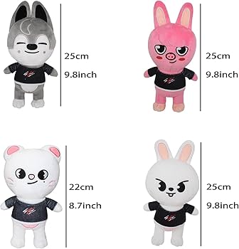 Educatgame Stray Kids Plushies Set of 8, 9.8-Inch Skzoo Plush