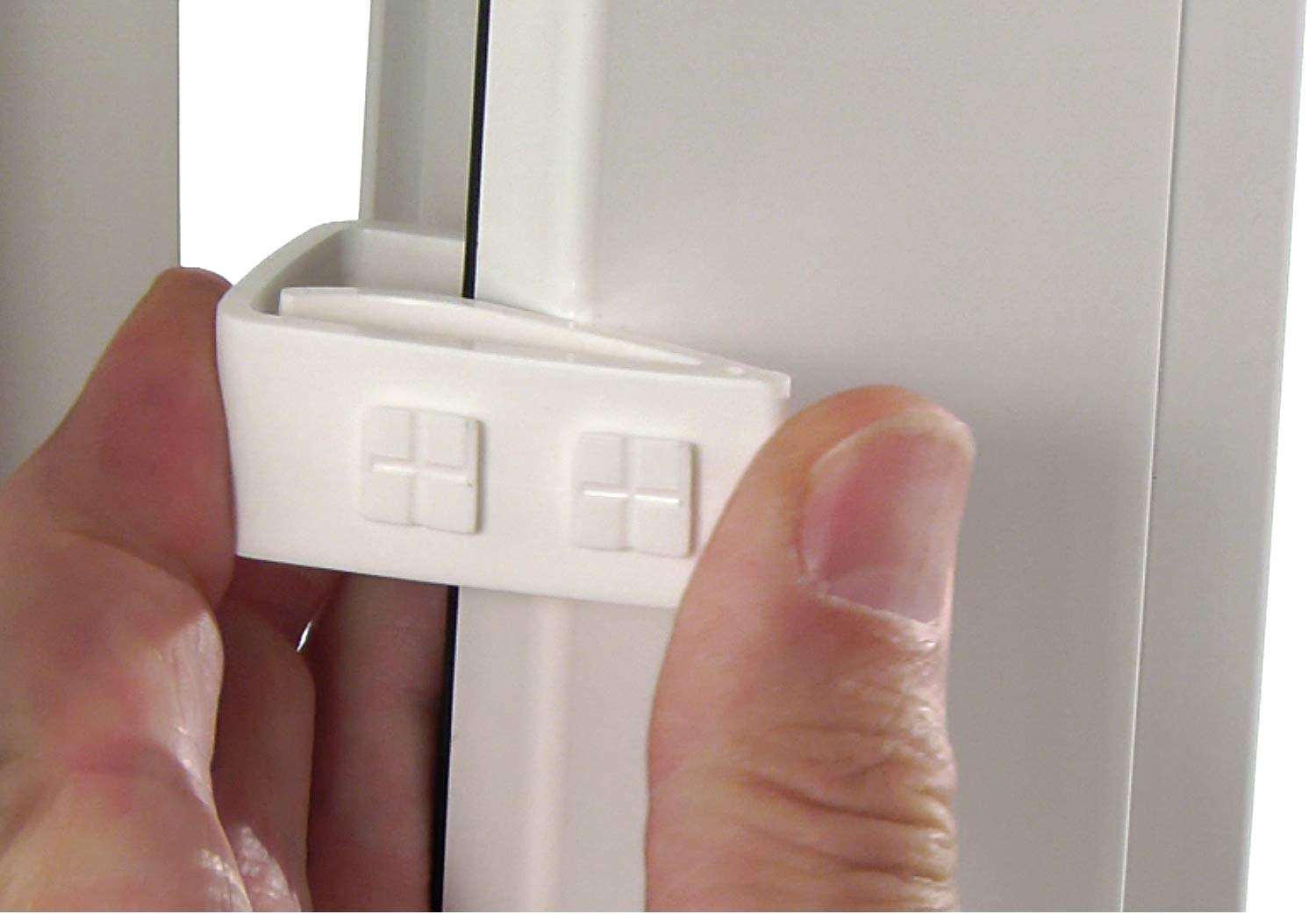 Gardinia Easy Click Vitrage Clamp Brackets White ABS Applies 2, Nicht Zutreffend - Image 4