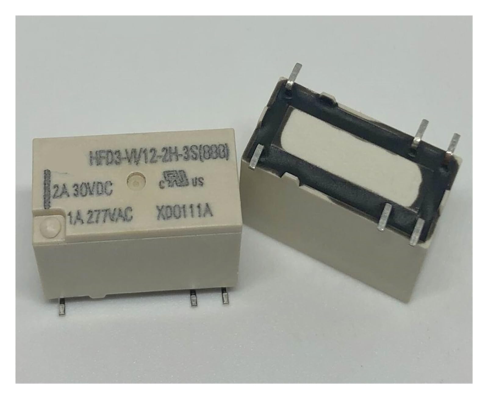 Yzwrwrmktb One Color 1Pc Hfd3-V1 12-2H-3S(888) (Tx2-2A-12V) Relay 6 Pins
