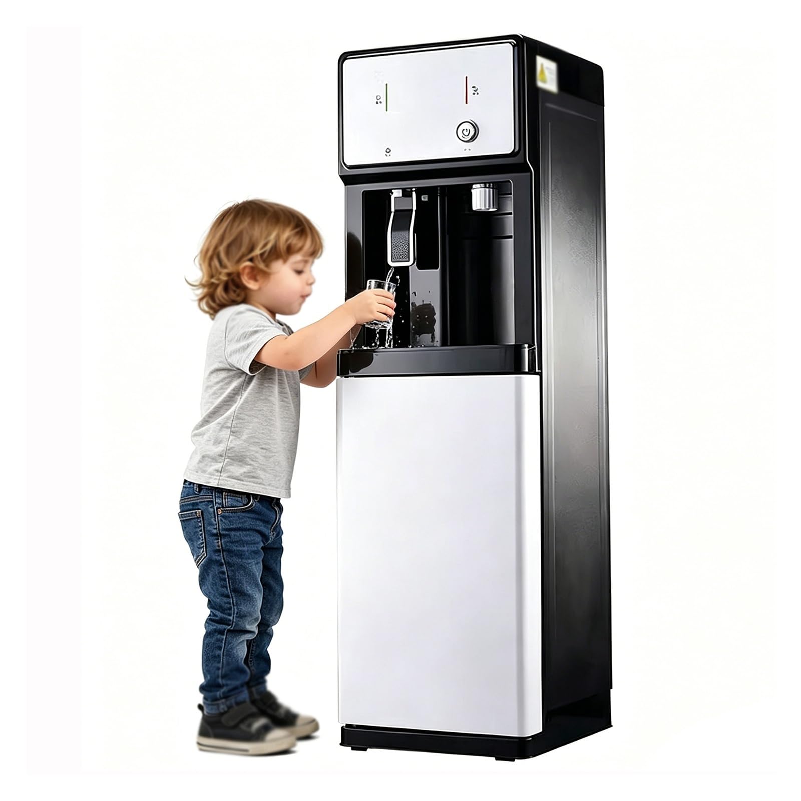 Distributore Acqua Unità Alimentata Dalla Rete Elettrica,depuratore Acqua Con Funzione Di Raffreddamento E Riscaldamento,temperatura Regolabile,erogatore Acqua Per Casa, Ufficio