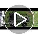 BILT HARD 10" Flat Free Tires Heavy Duty Garden Cart with 180° Rotating Handle and Removable Sides, 4 Cu.Ft 880 lbs Capacity Utility Steel Wagons for Outdoor, Yard