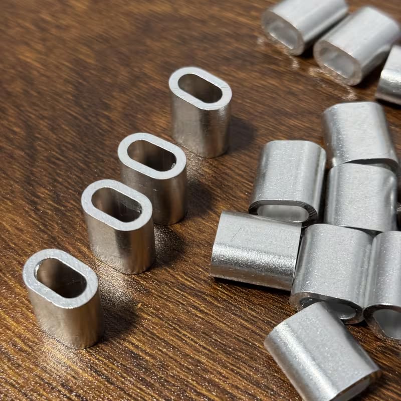 Image of Ferrule Lock for Gym Machine Cable & Wire Rope (Pack of 4)