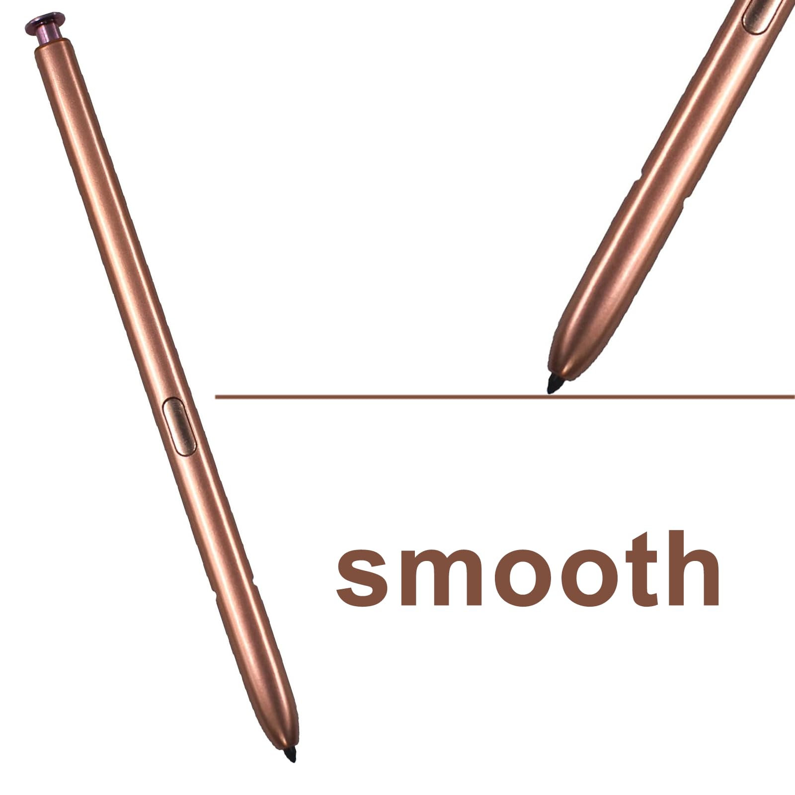 S Pen Stylus Touch Per Samsung Note 20 E Note 20 Ultra 5G – Punta Di Ricambio Ad Alta Sensibilità, Leggera E Portatile (Nera, Senza Bluetooth) - 2