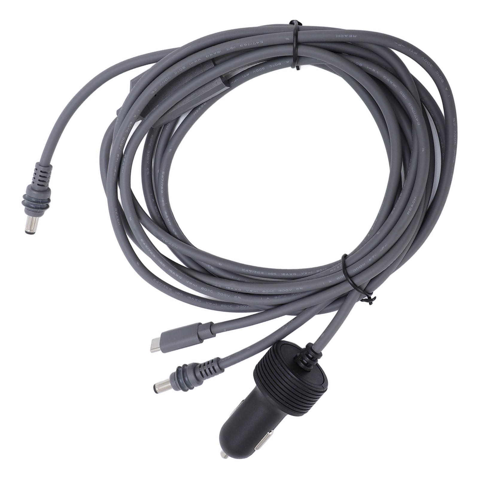 Establo 3 del Cable de Corriente Continua por Satélite en 1 Cargador del Coche para el Material Plástico de Cobre Púrpura del Camión del Coche Rv (#5)