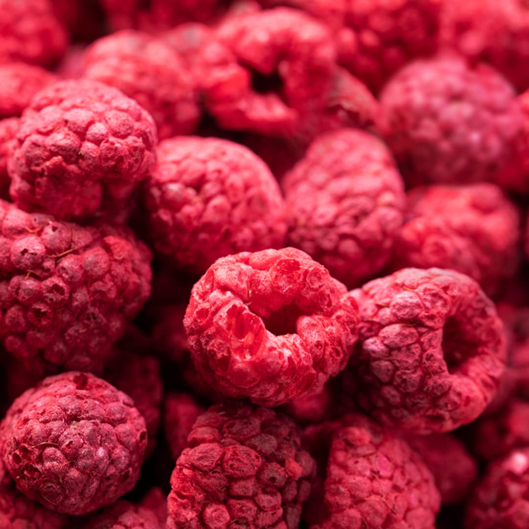 Gefriergetrocknete Himbeeren 500g – Ganze Früchte, 100% Frucht, vegan, Premium Qualität aus Deutschland