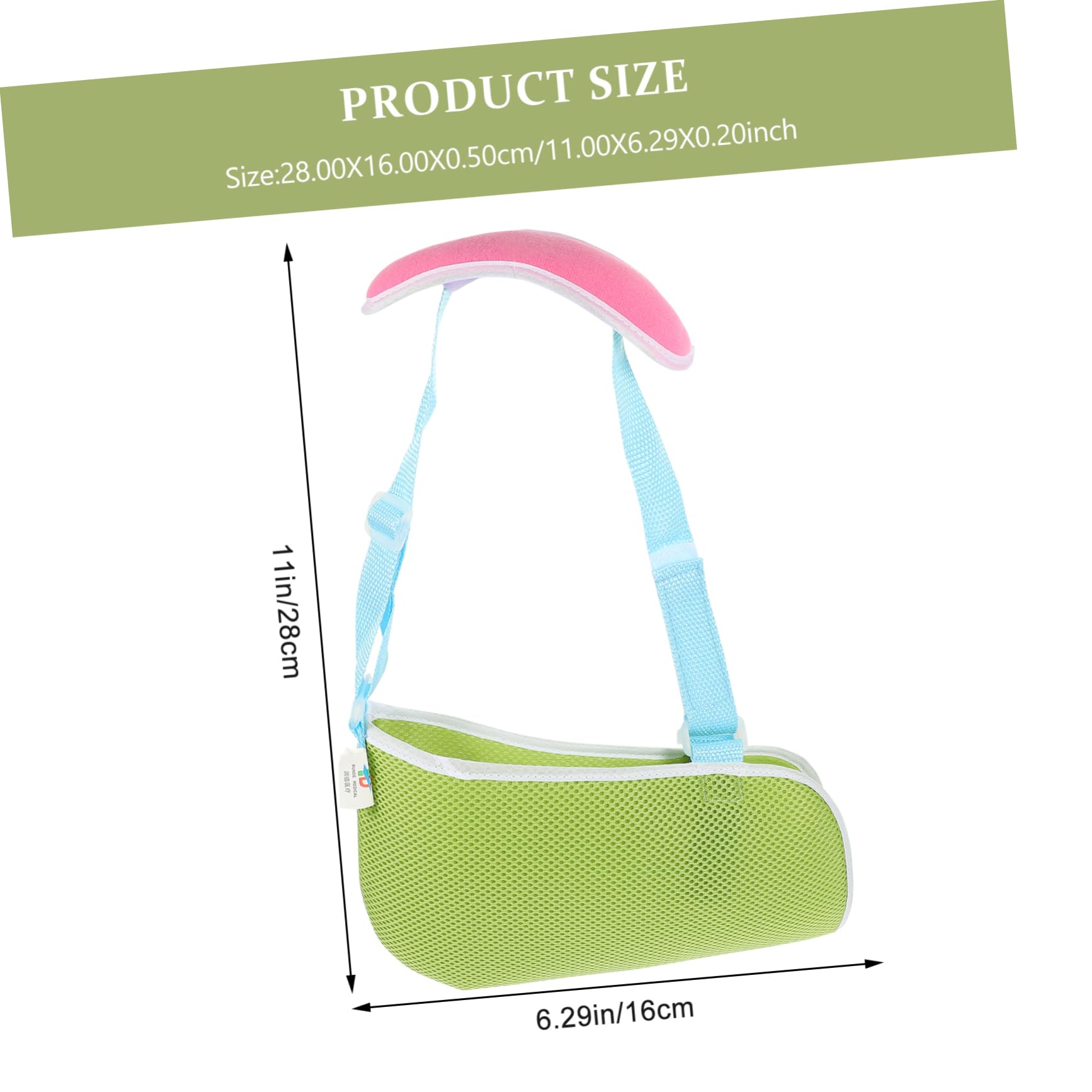 FOMIYES Arm Sling Support for Shoulder Forearm Support Brace Fractured Arm Sling Wrist Elbow Supporter Comfortable Pad Made of Safe Material Random