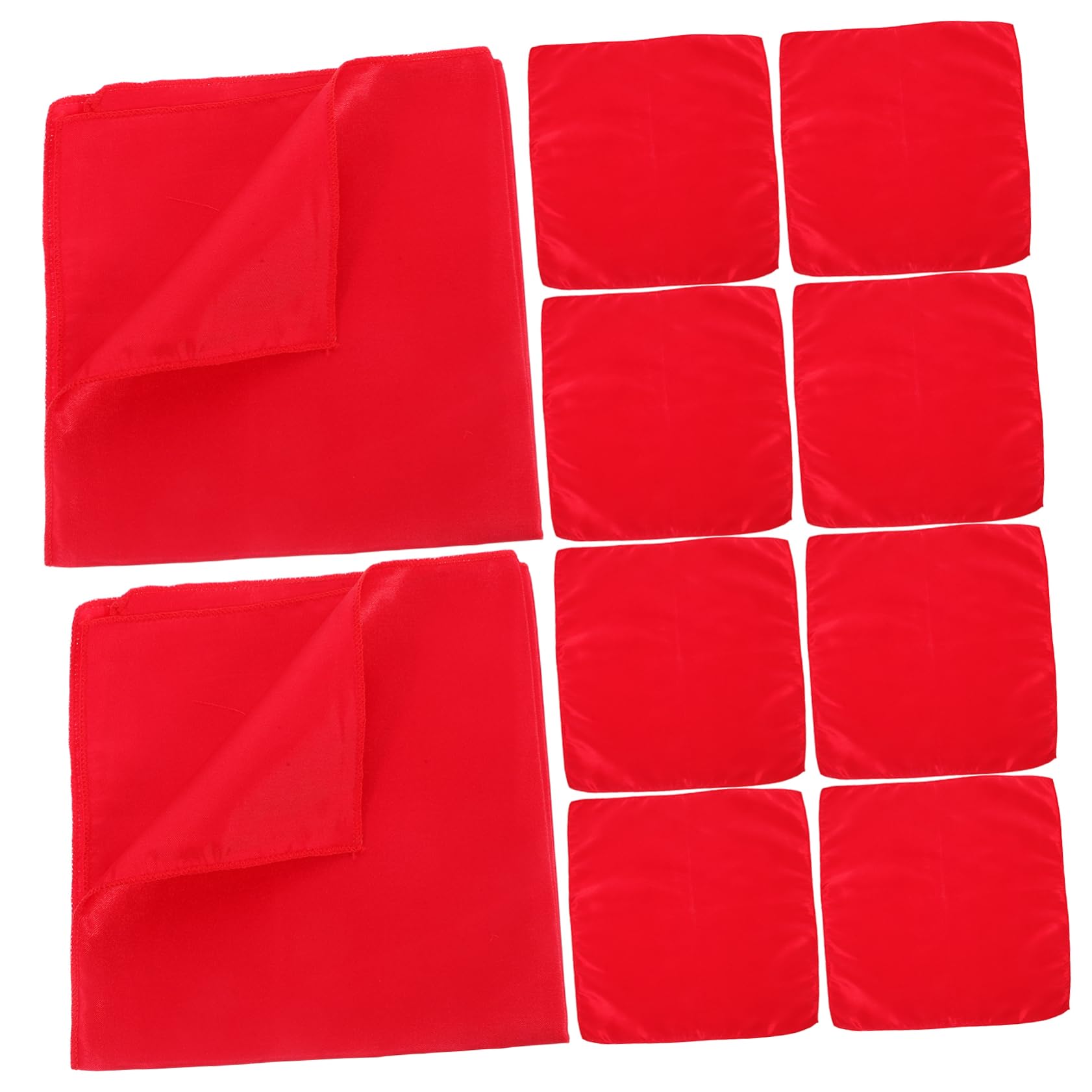 Servilletas de poliéster COLLBATH lavables, solución textil cuadrada para eventos de 50 piezas