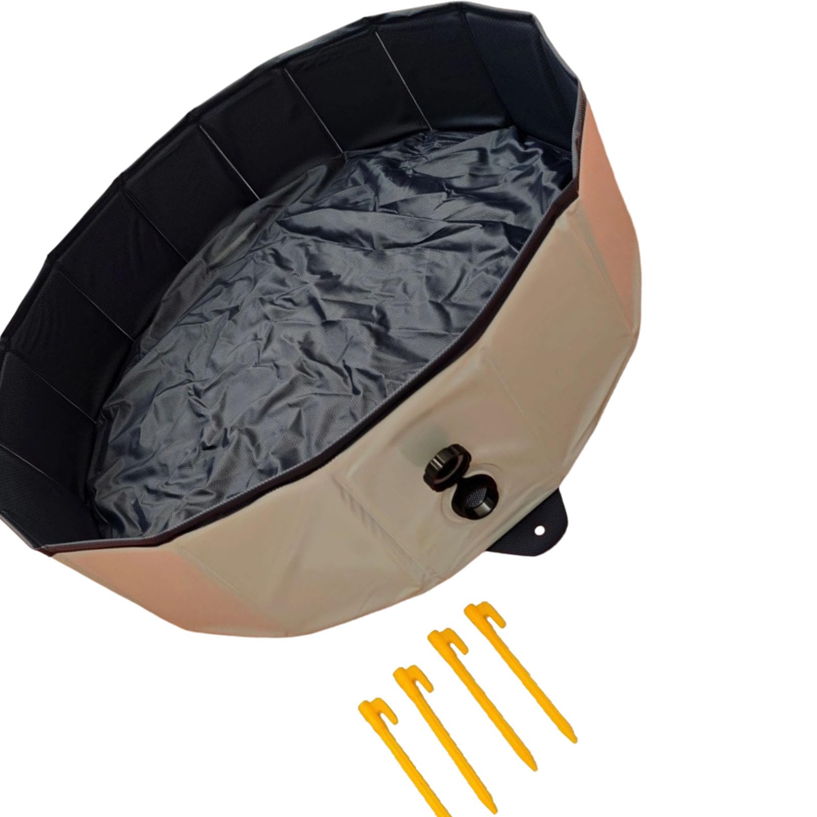 Grand bol de bain pour poules portable et pliable, bac de rangement rapide pour animaux