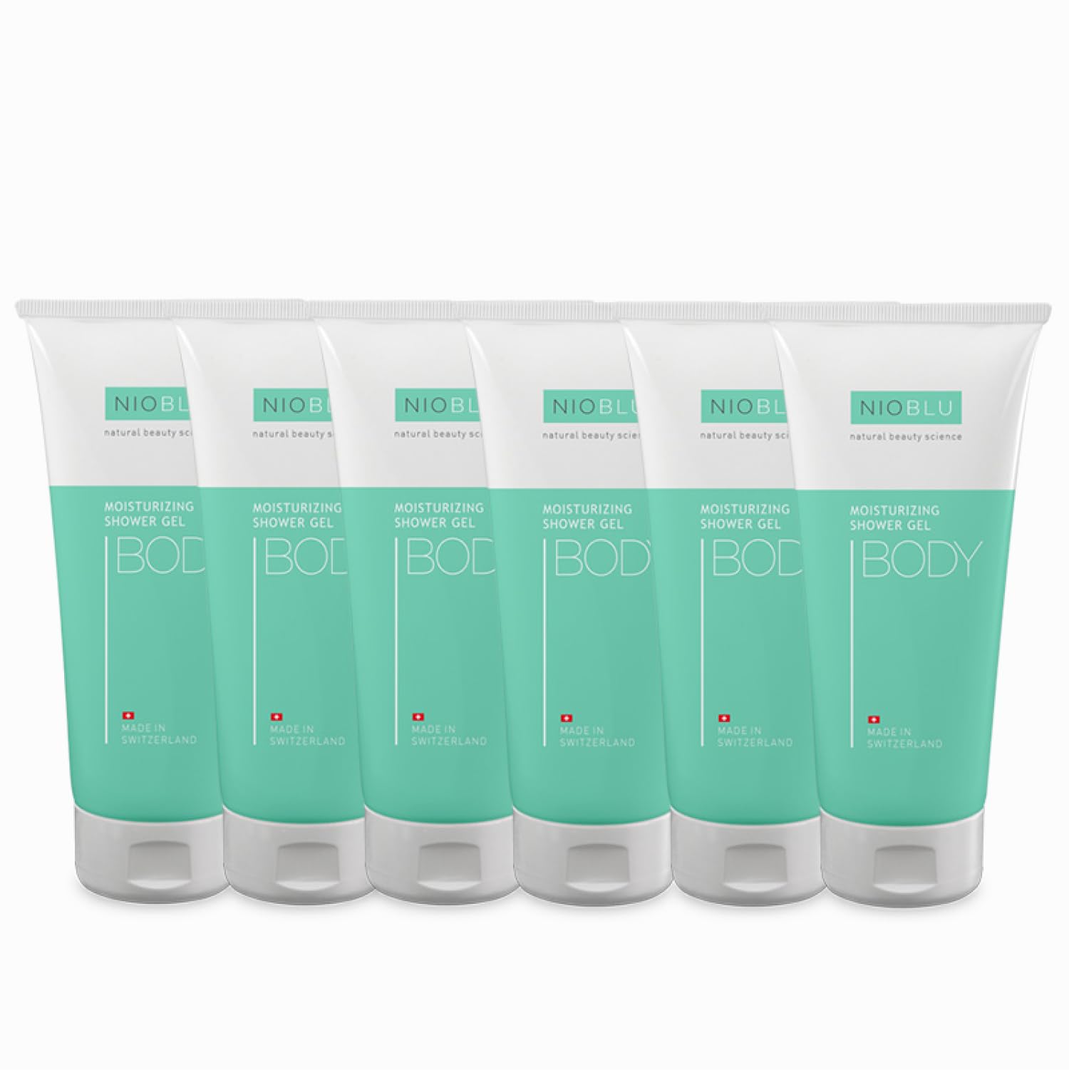 Set 6 Doccia Idratante – Gel Detergente Corpo con Acido Ialuronico e Pantenolo – Azione Delicata ed Emolliente – Per Tutti i Tipi di Pelle – 6 x 200 ml