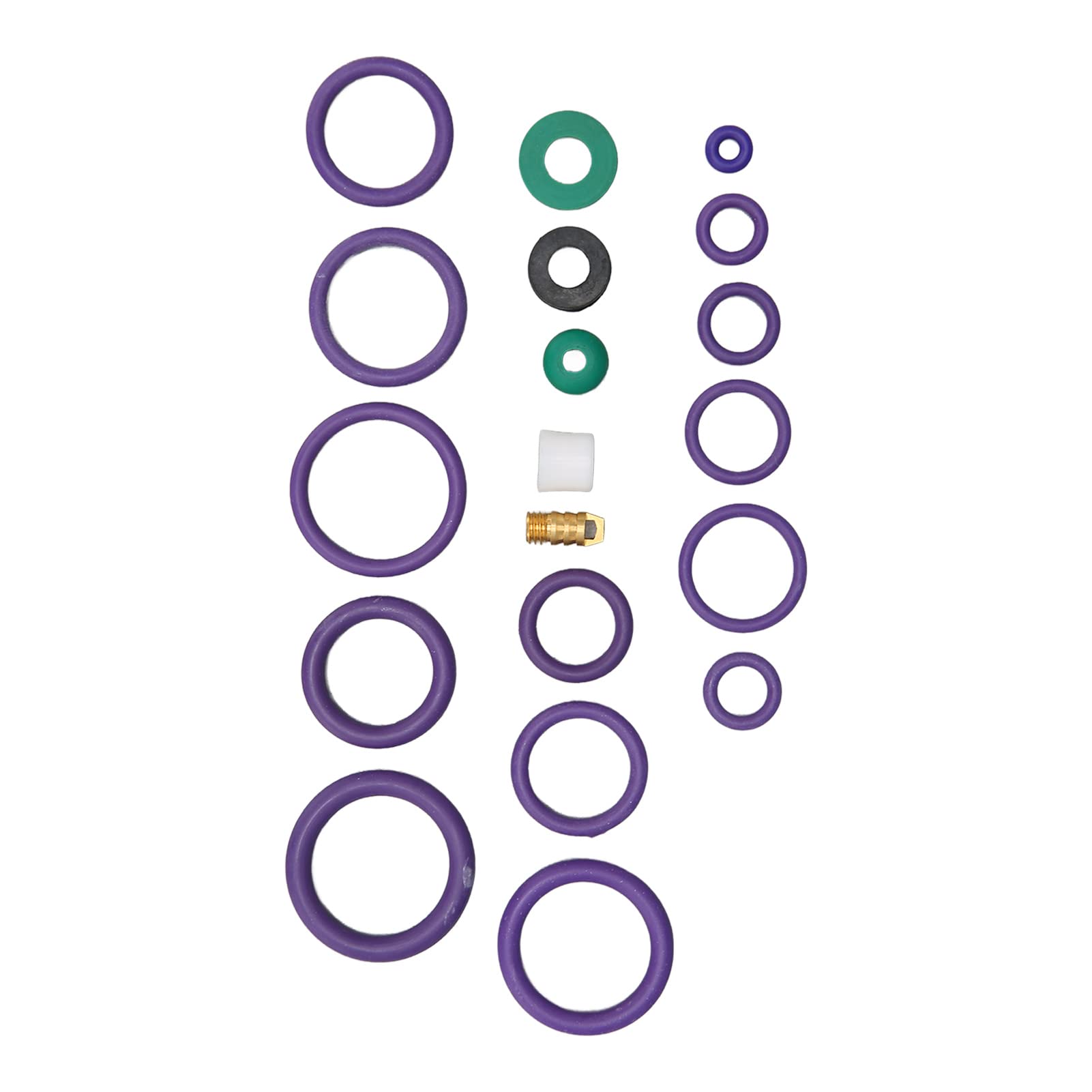 Kit Universal de Juntas Tóricas 225 Piezas para Aire Acondicionado de Coche