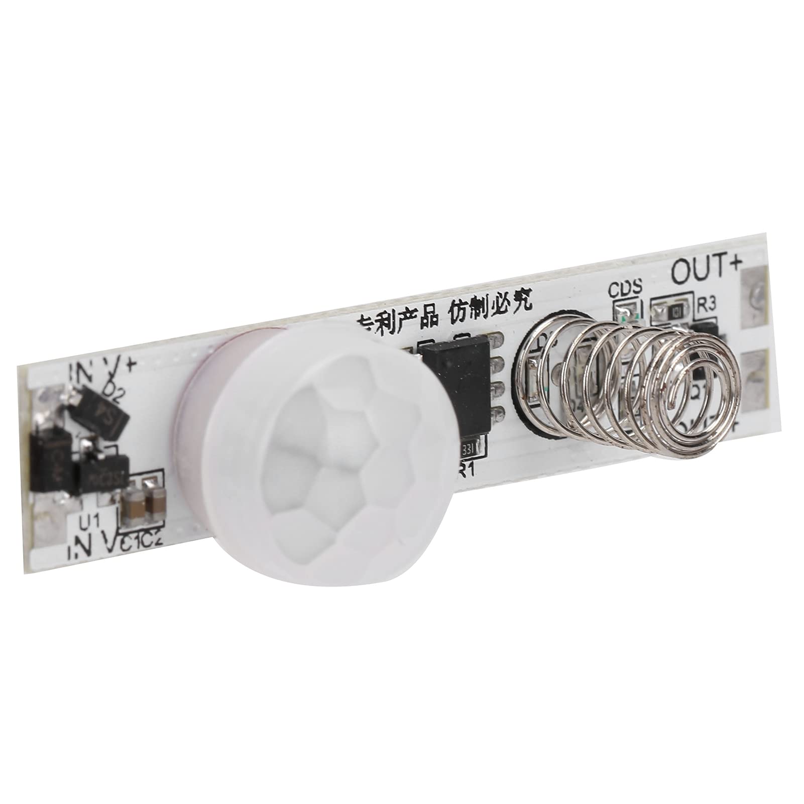 Infrared Motion Sensor Module, Touch and Infrared Sensing Infrared Sensor Board Adjustable Small Size for Cabinet Wardrobe for Closet Counter Cupboard