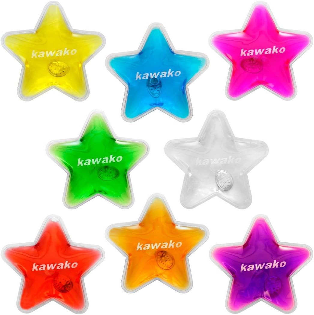 Star Hand / Pocket Warmers, Set of 8, Multi-Coloured