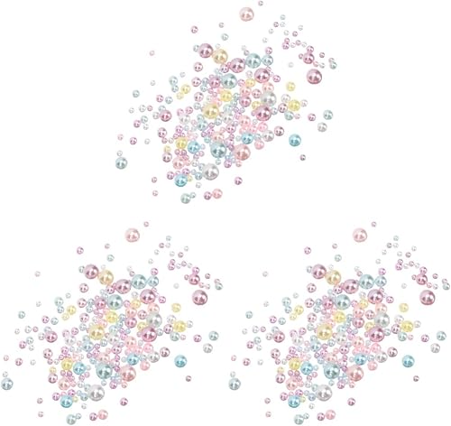 Miniatura 1 de Artibetter 1200 piezas de resina tamaño agujero flor cepillo decoración cubo bebé ramo flotante hogar perlas boda boda fiesta fiesta ducha jarrón