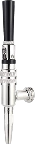MRbrew Stout - Grifo de café de cerveza de acero inoxidable 304 para café frío y cerveza nitro, grifo de cerveza Homebrew Kegerator con mango