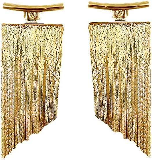 Fashion 14k Gold Tassel Drop Dangle Earrings for Women Boho Silver Long Fringe Dangling Earrings Statement Earrings Jewelry Gifts - Image 7