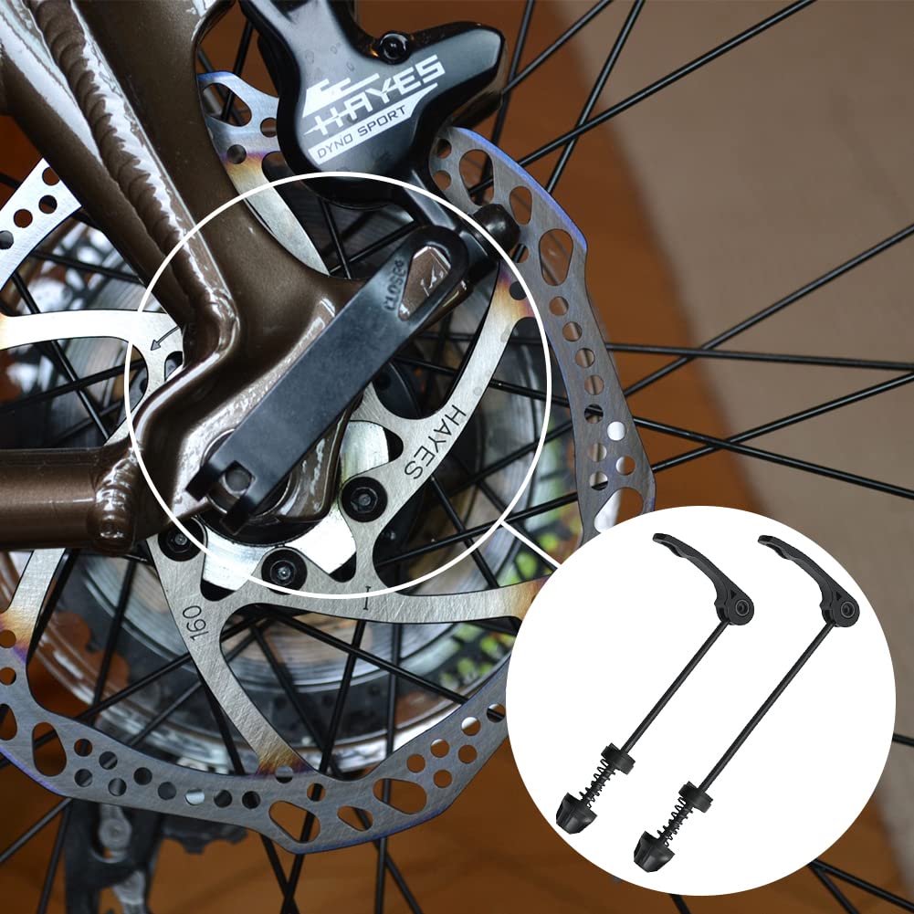 Butyeak Sganci Rapidi in Lega per Bici, Set Mozzo per Bicicletta a Sgancio Rapido, Bicicletta Mozzo Ruota Spiedini Set, Sganci Rapidi per Bicicletta Mozzo Ruota Anteriore e Posteriore