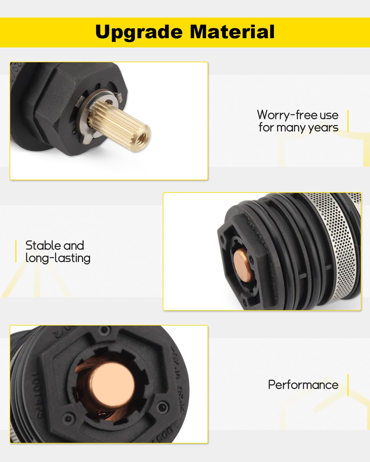 Cartuccia Termostato Hansgrohe 94282000 - Ricambio Originale 3/4" Per Doccia - Foto 3