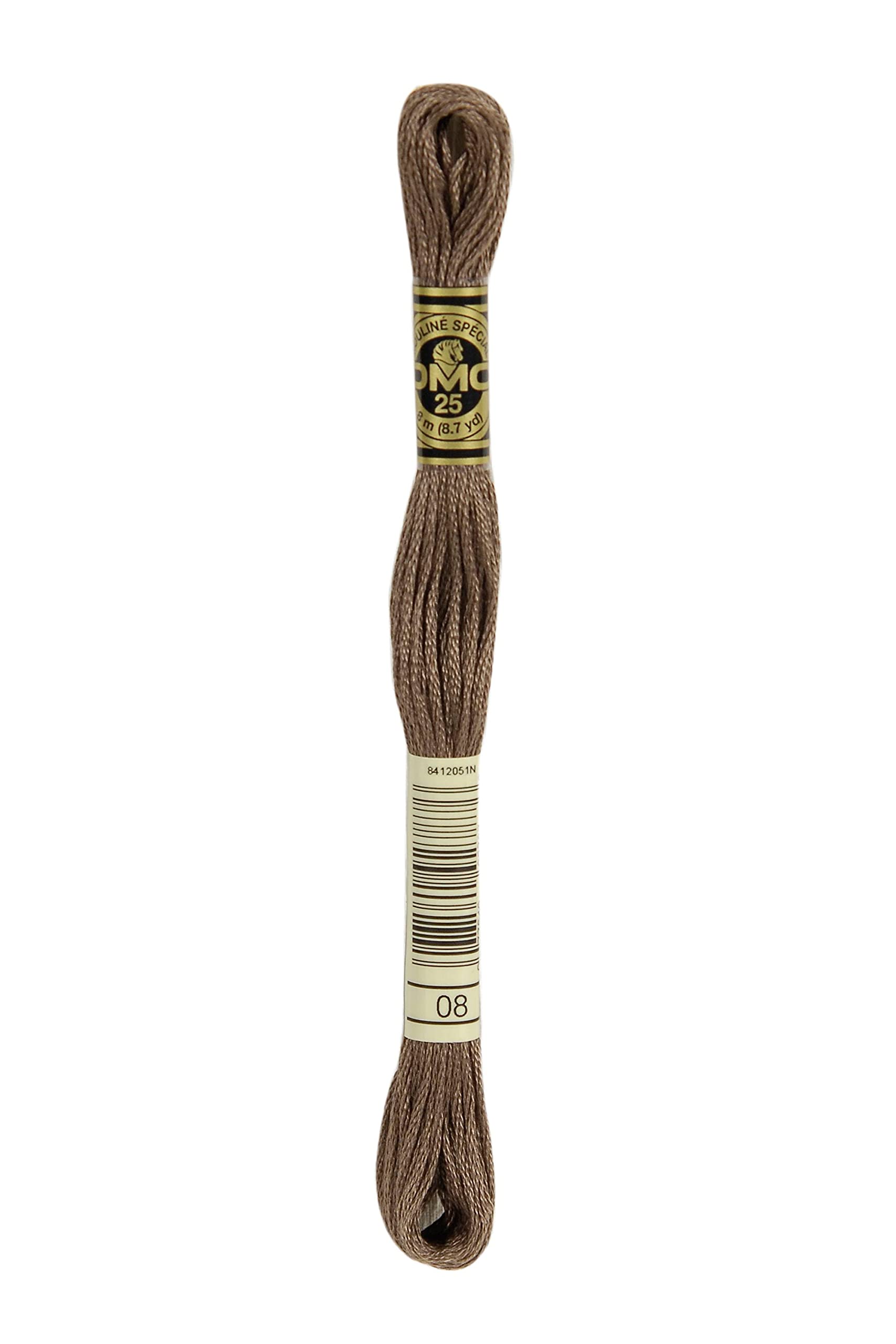 DMC 6-Strand Embroidery Cotton 8.7Yd-Dark Driftwood